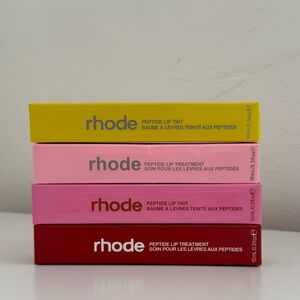 RHODE Peptide Lip Tint Collection in Yellow, Pink, Red BRAND NEW NEVER BEEN USED